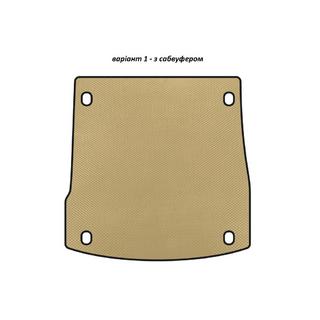 EVA V-1 kofferbakmat (met subwoofer, Beige) Alfa Romeo Stelvio 2016–