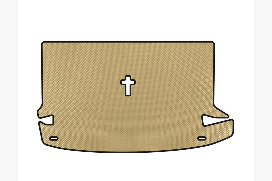 Dacia Lodgy 2012–2022 EVA kofferbakmat (7-zitter, beige) Image