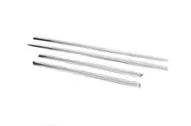 Toyota Corolla 2002–2007 Deurstrip (set van 4, RVS) foto 2