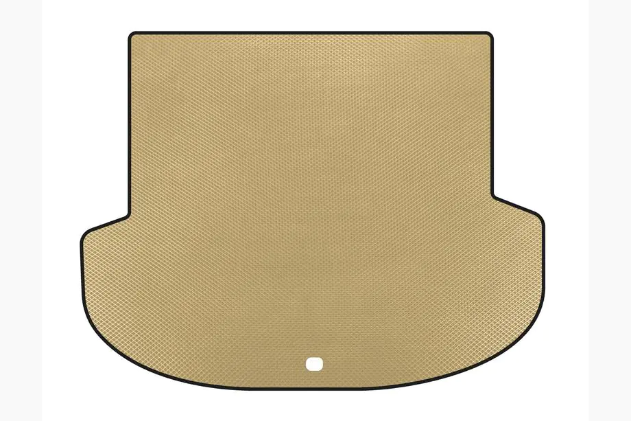 Hyundai Santa Fe 4 2018–2023 EVA kofferbakmat (2018-2020, Beige) Foto 1