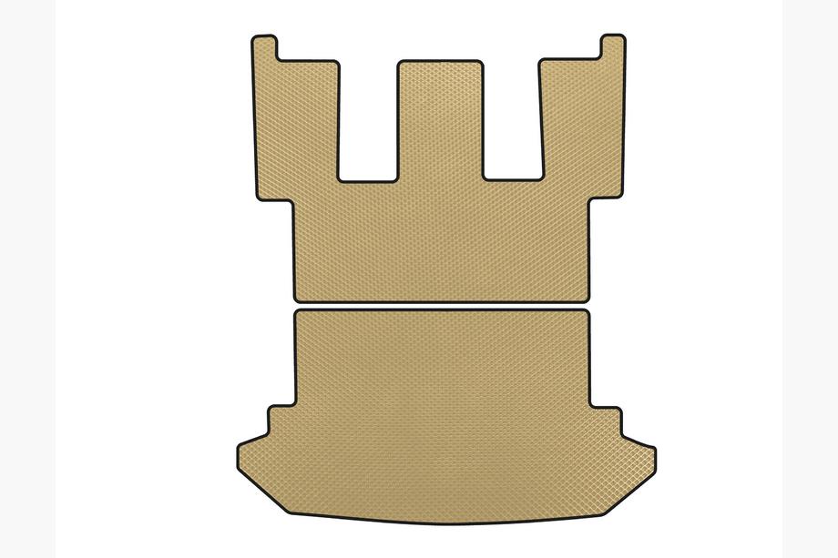Peugeot 807 2002–2014 EVA kofferbakmat (Beige) Image