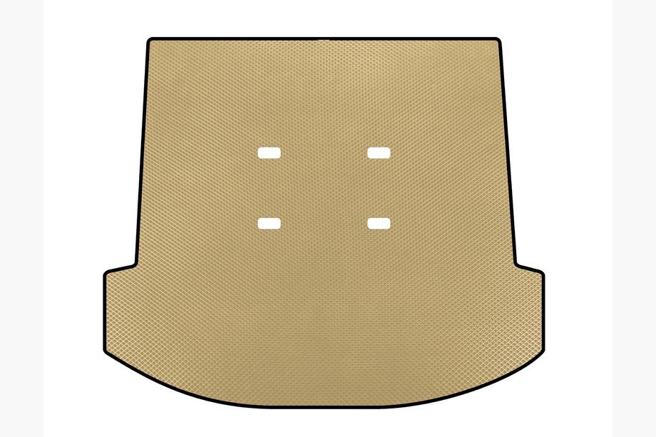 Toyota Fortuner 2006–2015 EVA kofferbakmat (Beige) Foto 1