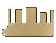 Chrysler Voyager 2001–2007 EVA kofferbakmat (voor Grand Voyager, beige) foto 3