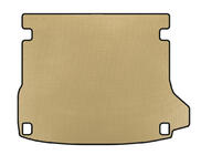 Audi Q5 2008–2017 EVA V-1 kofferbakmat (Beige) foto 1