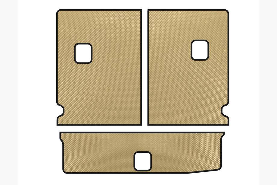 Chevrolet Orlando 2010–2018 Kofferbakmat V-1 (Beige) Image