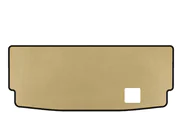 Mercedes GL-klasse X164 2006–2012 Kofferbakmat (7-zitter, met 3e zitrij in gebruik, beige) foto 1
