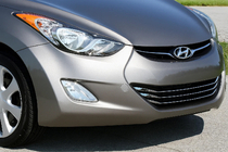Hyundai Elantra (MD/UD) 2011–2015 RVS grille sierlijsten (3-delig) foto 1