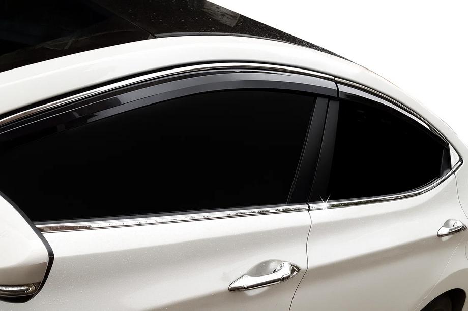 Hyundai Elantra (MD/UD) 2011–2015 Complete raamlijsten set (10-delig, RVS) Image