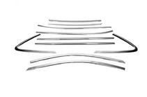 Hyundai IX-35 2010–2015 Set chromen raamomlijsting rondom (10-delig, RVS) foto 3