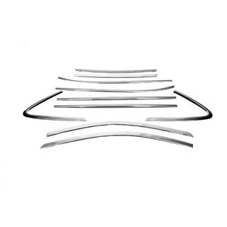 Set chromen raamomlijsting rondom (10-delig, RVS) Hyundai IX-35 2010–2015 foto 3