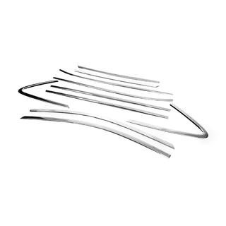Set chromen raamomlijsting rondom (10-delig, RVS) Hyundai IX-35 2010–2015 foto 4