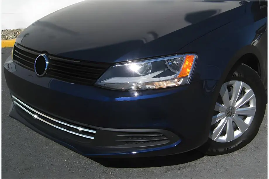 Volkswagen Jetta 2011–2018 RVS bumperrooster-afdekkappen 2011-2014 (set van 2) Foto 1