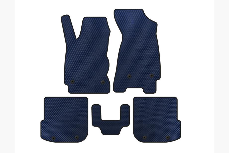 Audi A4 B5 1994–2001 EVA automatten (Sedan, blauw) Image