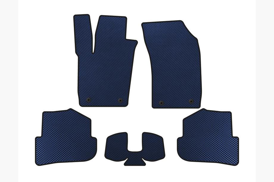 Audi A1 2010–2018 EVA automatten (HB, 3-deurs, blauw) Image