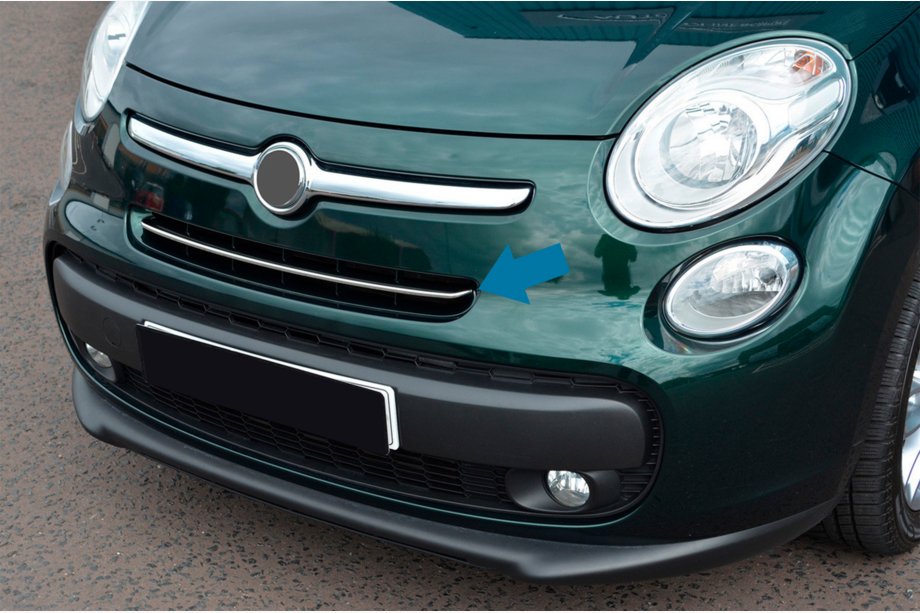 Fiat 500/500L 2013–2022 Grillelijsten (popstar, RVS) Image
