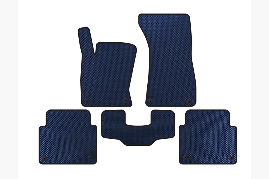 Audi A8 2002–2009 EVA automatten voor interieur (Short, blauw) Image