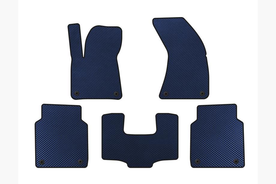 Audi A8 2010–2018 EVA automatten (Long, blauw) Image