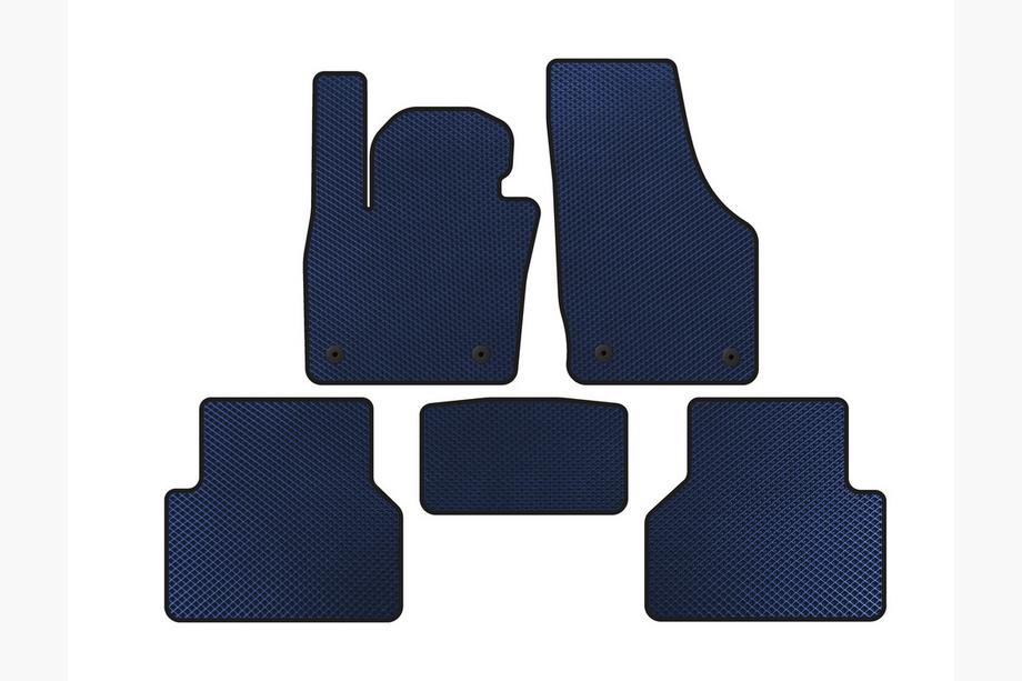 Audi Q3 2011–2019 EVA automatten (Blauw) Image