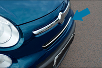 Fiat 500/500L 2013–2022 Grille sierlijsten (rockstar, RVS) foto 1