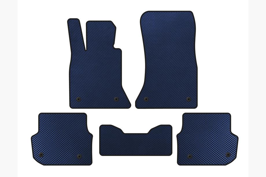 BMW 5 Serie F10/F11 2010–2016 EVA automatten voor interieur (voor F-11, blauw) Image