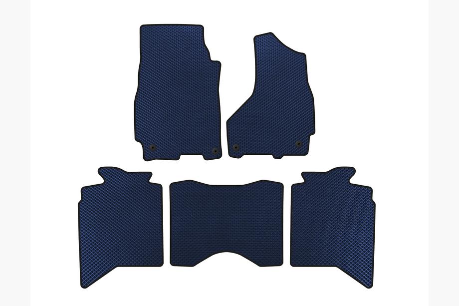 Dodge RAM (DS/DJ/D2) 2009–2024 EVA automatten (2013+, 5-zits, blauw) Image