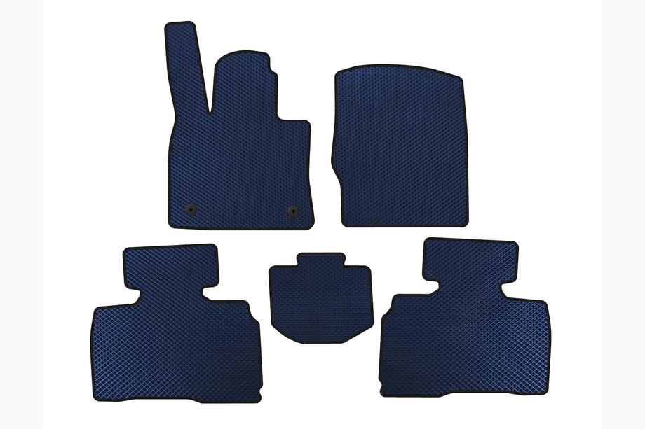 Ford Explorer 2019– EVA automatten (2 rijen, 7-zitter, blauw) Image
