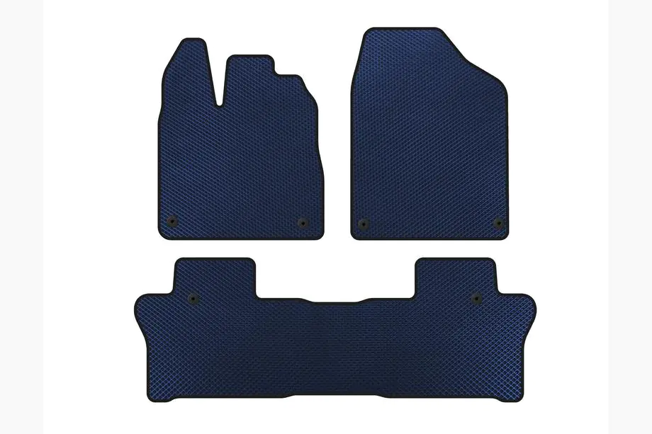 Honda Pilot 2015–2022 EVA vloermatten (2 rijen, blauw) Image
