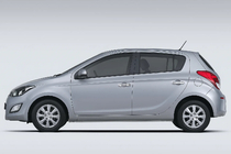 Hyundai I-20 2012–2014 RVS deurgreep covers (4 stuks) OmsaLine - Italiaans roestvrij staal foto 1