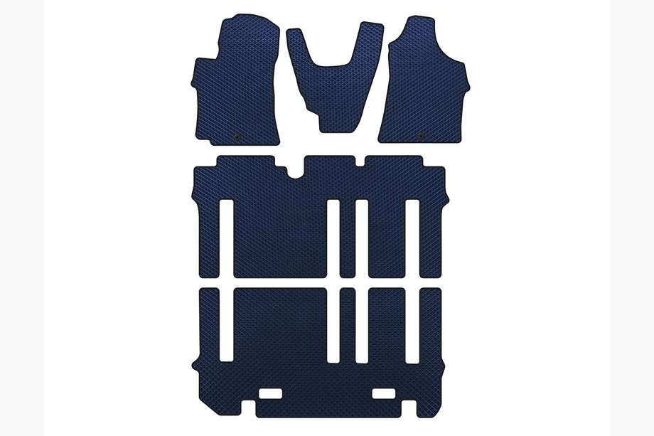 Hyundai H300, H1, Starex 2008–2020 EVA automatten (complete set interieur, blauw) Image