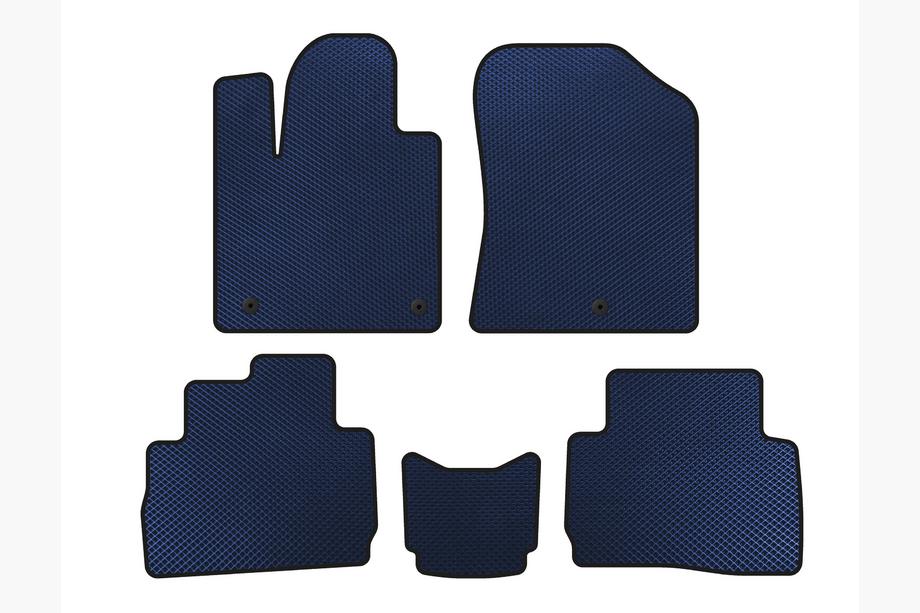 Hyundai Santa Fe 4 2018–2023 EVA vloermatten (2020-2023, Blauw) Image
