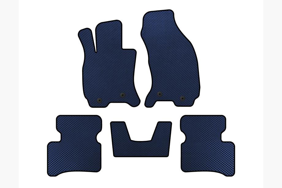 Jaguar X-Type 2001–2009 EVA automatten (sedan, vloerstaand gaspedaal, blauw) Image