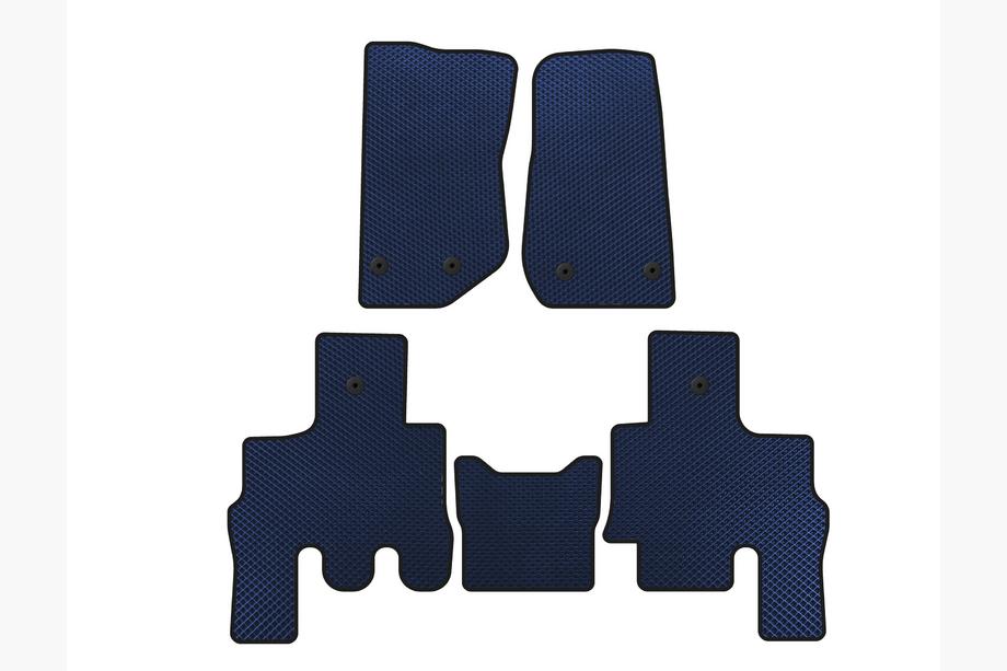 Jeep Wrangler 2007–2017 EVA automatten (Blauw) Image