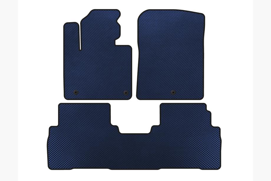 Kia Sorento III UM 2014–2020 EVA automatten (7-zits, blauw) Image