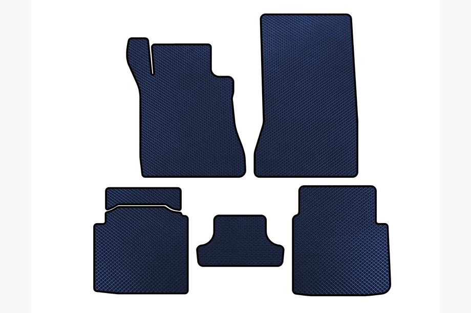 Mercedes S-klasse W126 1979–1991 EVA automatten (SD, korte wielbasis, blauw) Image