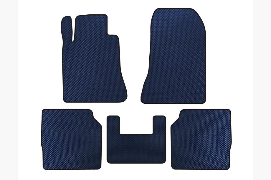 Mercedes S-class W140 1991–1998 EVA automatten (SD, lange wielbasis, blauw) Foto 1