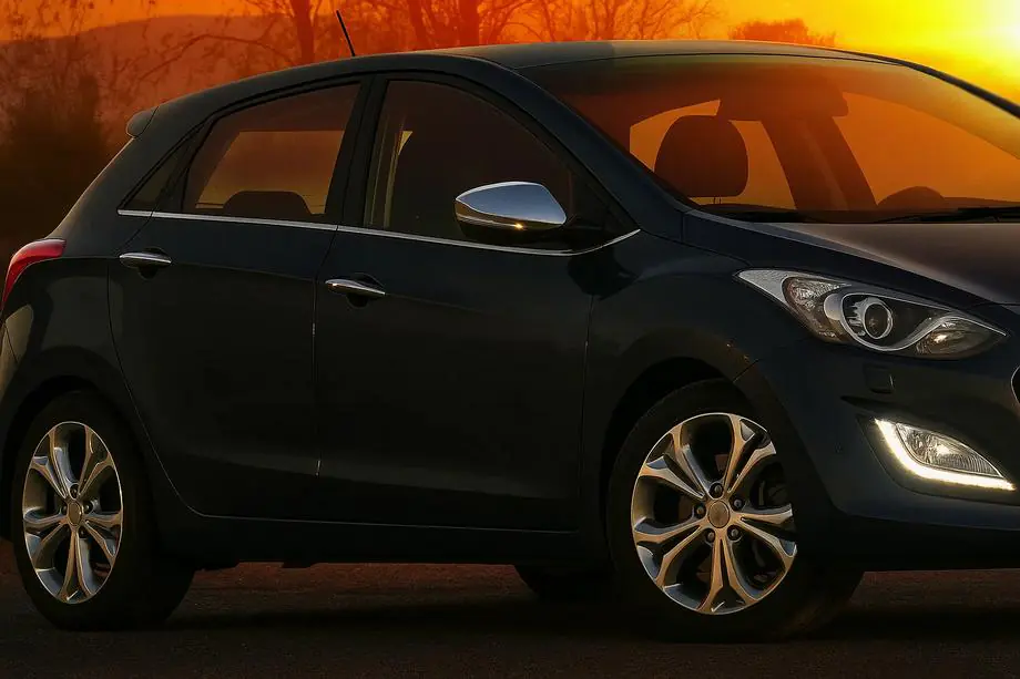 Hyundai I-30 2012–2017 Zijraam sierlijst (HB, RVS) Image