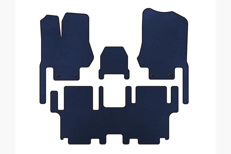 Nissan Quest 2011–2017 EVA automatten (2 rijen, 7-zitter, blauw) Image