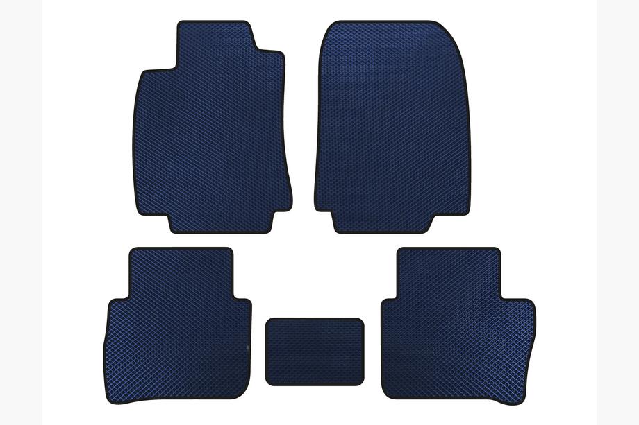 Nissan Tiida 2011–2014 EVA automatten (HB, blauw) Image