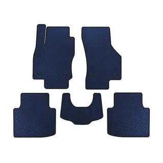 EVA automatten (met pootafdruk, blauw)