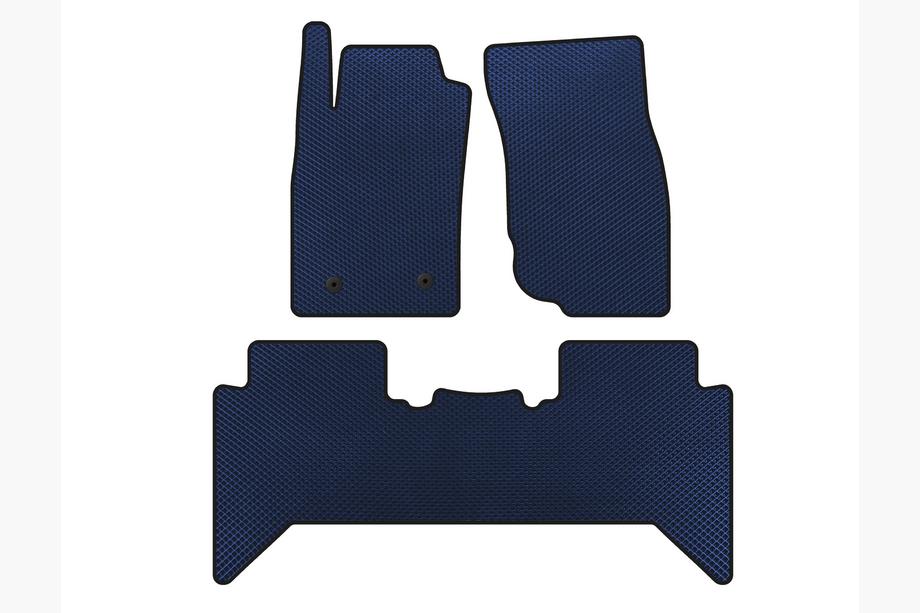 Toyota Hilux 2006–2015 EVA vloermatten V2 (Blauw) Image