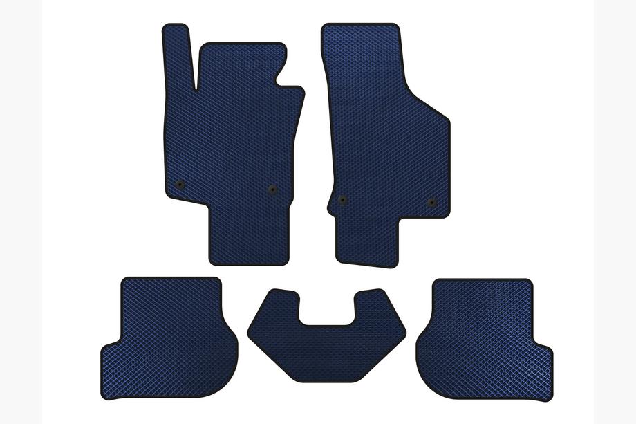 Volkswagen Scirocco 2008–2017 EVA automatten (HB, 3-deurs, blauw) Image