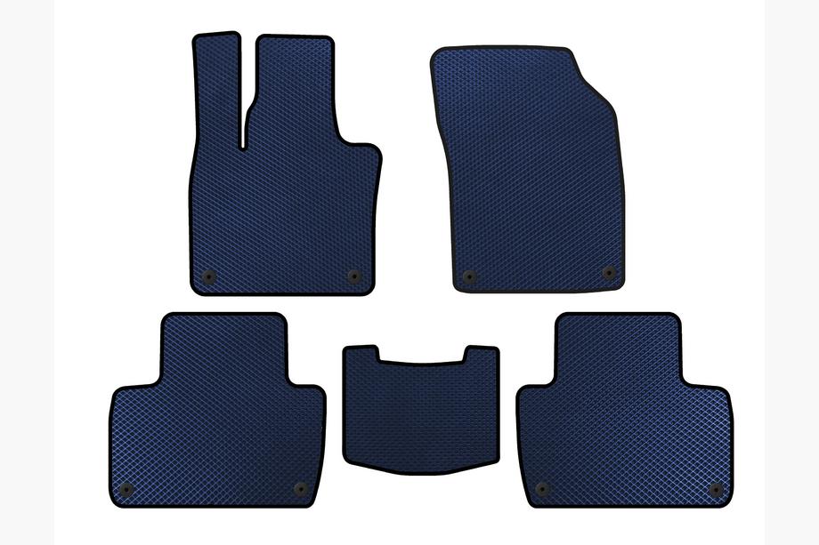 Volvo XC90 2015– EVA vloermatten (2 rijen, blauw) Image