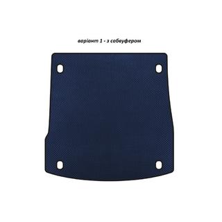 EVA V-1 kofferbakmat (met subwoofer, blauw) Alfa Romeo Stelvio 2016–