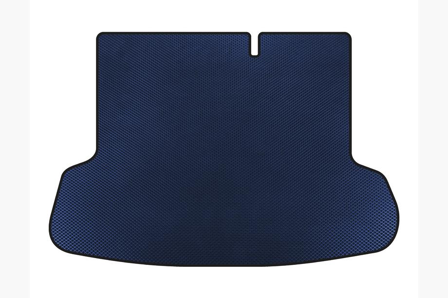 Hyundai Accent 2006–2010 EVA kofferbakmat (SD, Blauw) Image