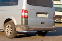 Volkswagen T5 Multivan 2003–2010 Achterhoeken AK003 (2 st., RVS) foto 3