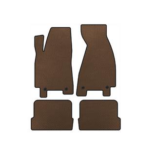 EVA vloermattenset voor interieur (1991-1996, Coupé, Bruin) Audi 80/90 1987–1996