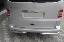 Volkswagen T5 Caravelle 2004–2010 Achterhoeken AK003 (2 st., RVS) foto 2