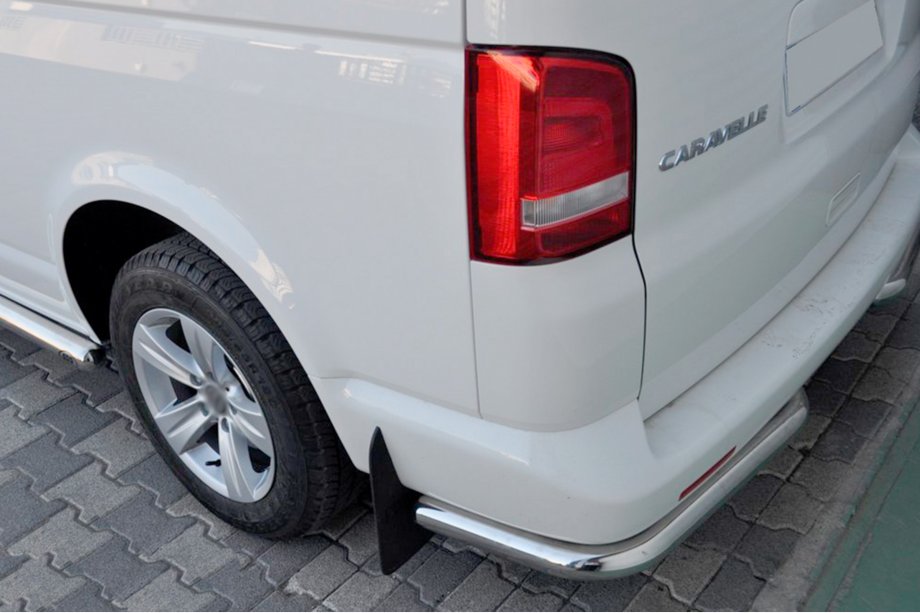 Volkswagen T5 Caravelle 2004–2010 Achterhoeken AK003 (2 st., RVS) Image