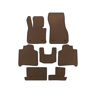 EVA automatten (voor F46, 3 rijen, bruin) BMW 2 Serie Active Tourer F45/F46 2014–2021