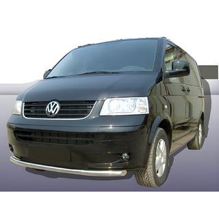 Enkele RVS voorbescherming Volkswagen T5 Caravelle 2004–2010 foto 2